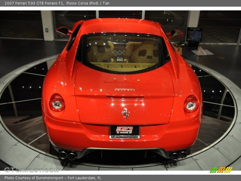 Rosso Corsa (Red) / Tan 2007 Ferrari 599 GTB Fiorano F1