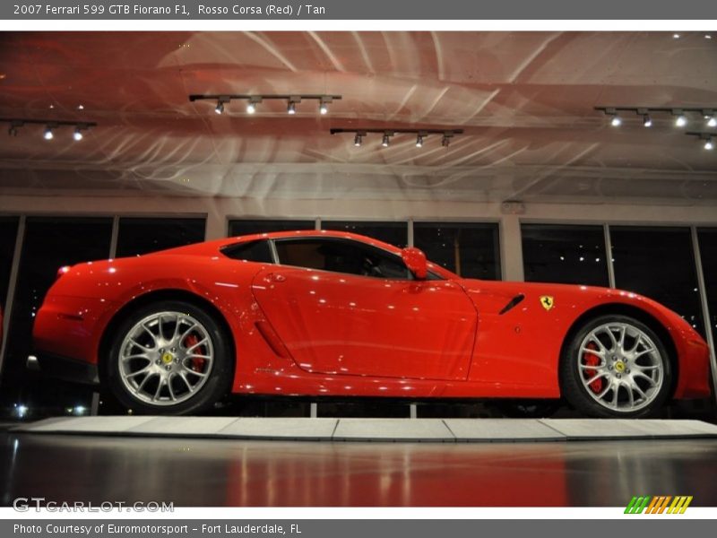 Rosso Corsa (Red) / Tan 2007 Ferrari 599 GTB Fiorano F1
