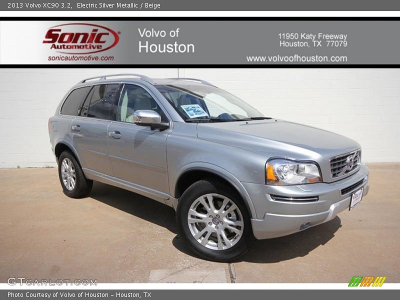 Electric Silver Metallic / Beige 2013 Volvo XC90 3.2