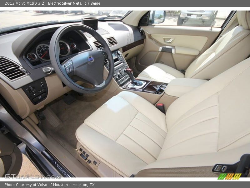 Electric Silver Metallic / Beige 2013 Volvo XC90 3.2