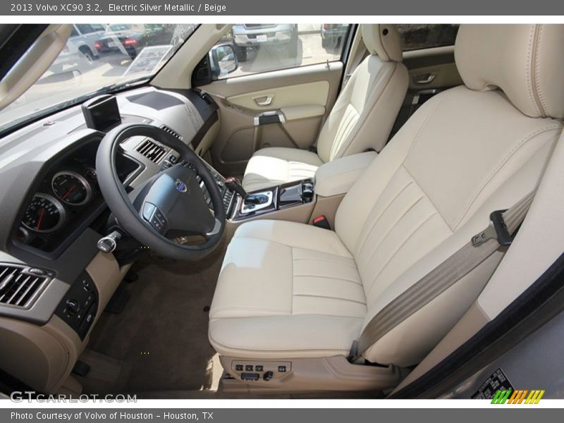 Electric Silver Metallic / Beige 2013 Volvo XC90 3.2