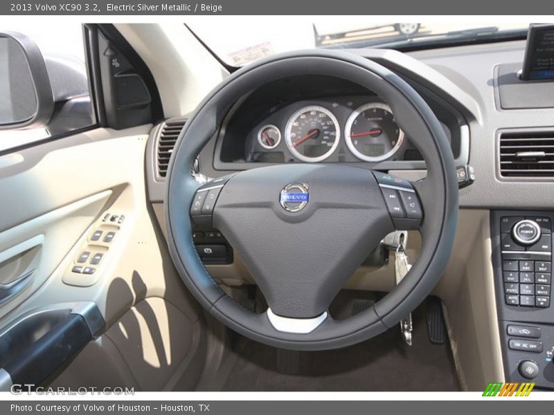 Electric Silver Metallic / Beige 2013 Volvo XC90 3.2