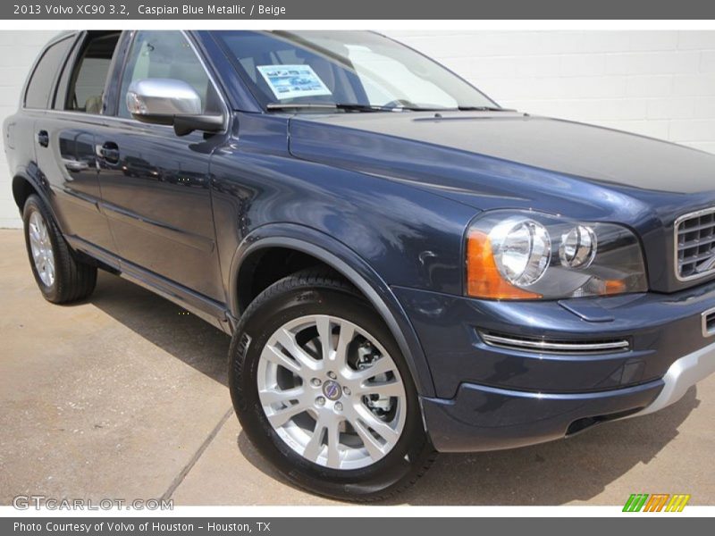 Caspian Blue Metallic / Beige 2013 Volvo XC90 3.2