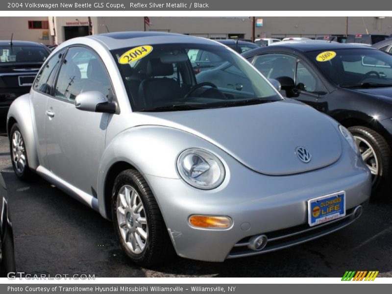 Reflex Silver Metallic / Black 2004 Volkswagen New Beetle GLS Coupe