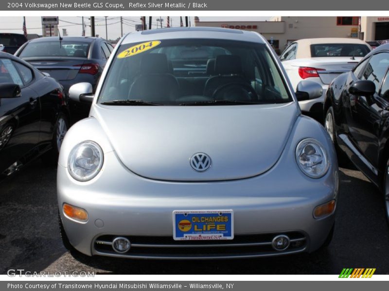 Reflex Silver Metallic / Black 2004 Volkswagen New Beetle GLS Coupe