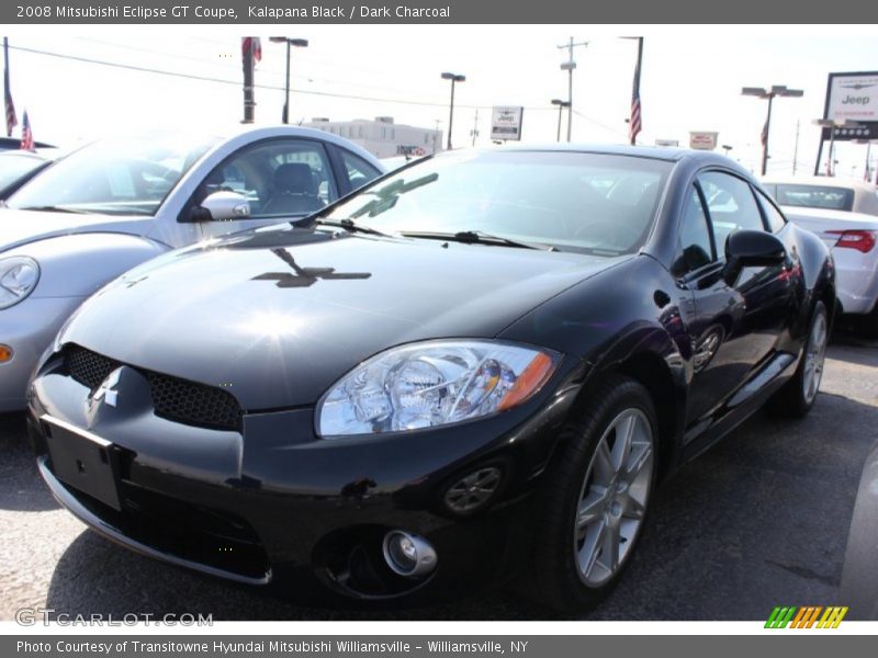 Kalapana Black / Dark Charcoal 2008 Mitsubishi Eclipse GT Coupe