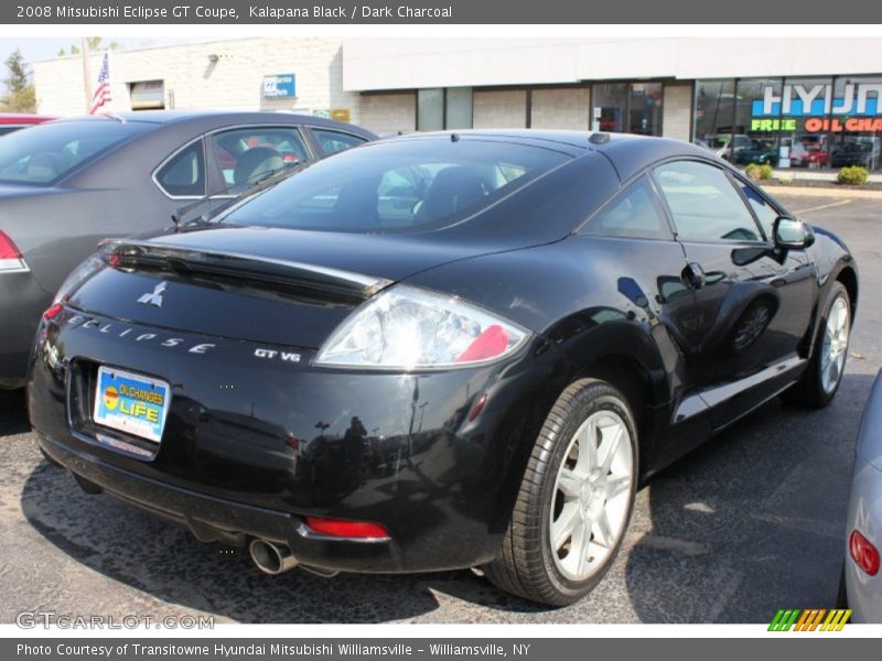 Kalapana Black / Dark Charcoal 2008 Mitsubishi Eclipse GT Coupe