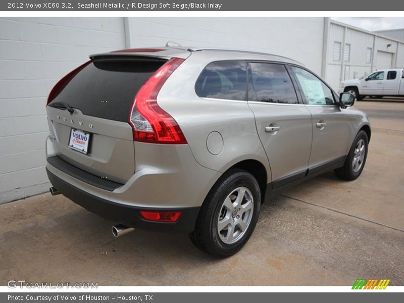 Seashell Metallic / R Design Soft Beige/Black Inlay 2012 Volvo XC60 3.2
