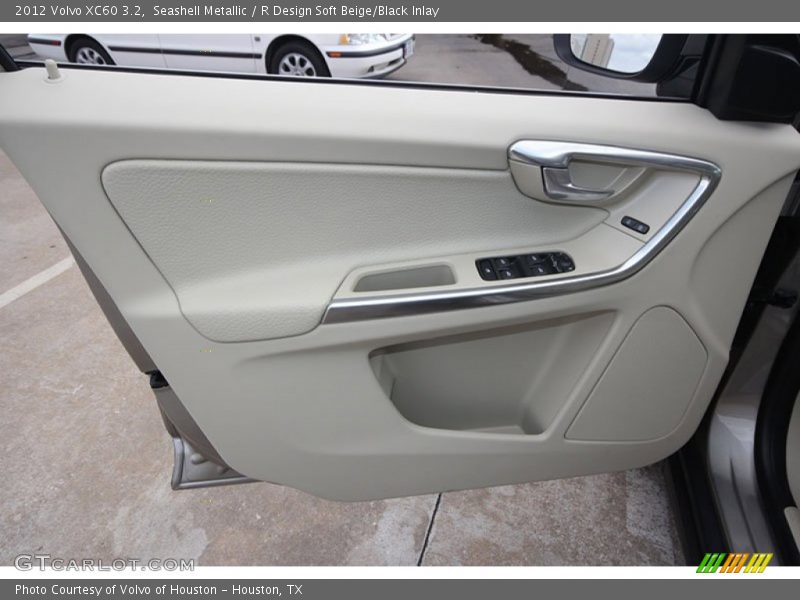 Seashell Metallic / R Design Soft Beige/Black Inlay 2012 Volvo XC60 3.2