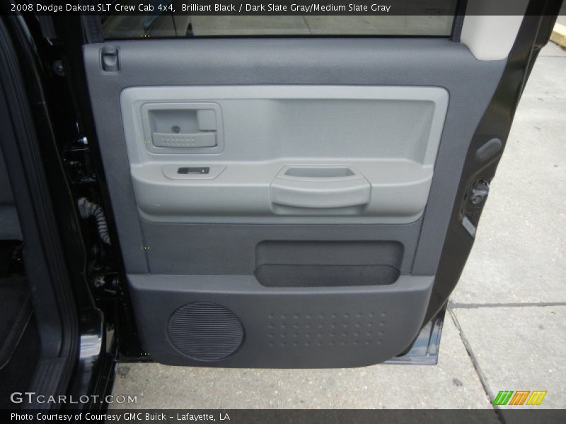 Brilliant Black / Dark Slate Gray/Medium Slate Gray 2008 Dodge Dakota SLT Crew Cab 4x4