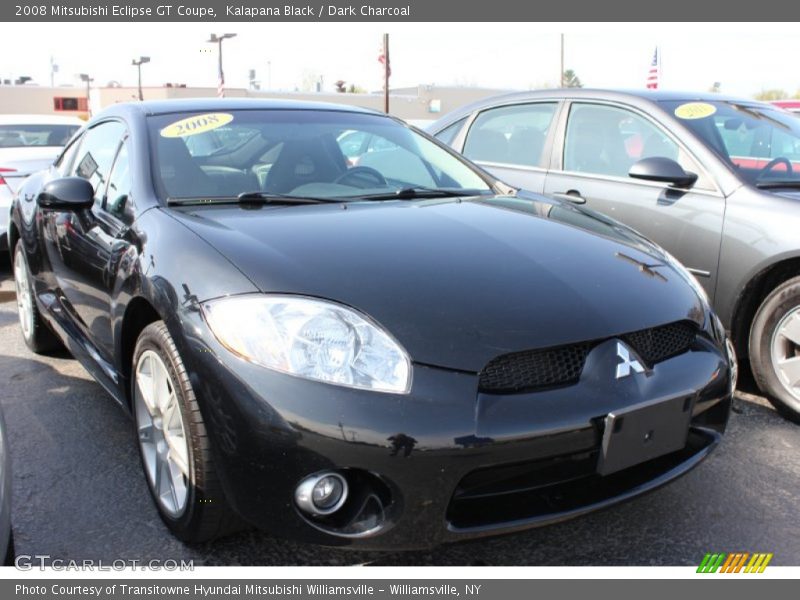 Kalapana Black / Dark Charcoal 2008 Mitsubishi Eclipse GT Coupe