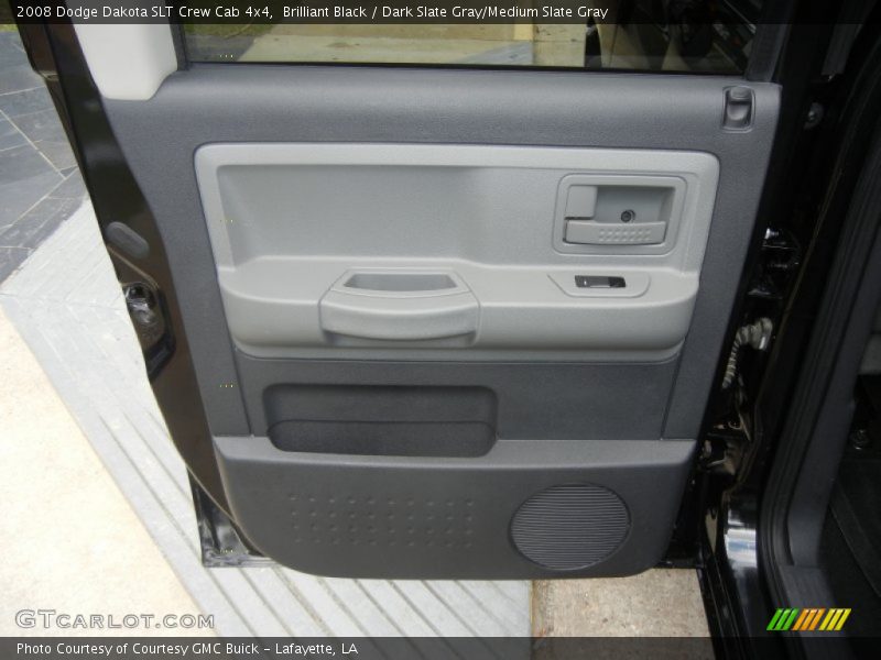 Brilliant Black / Dark Slate Gray/Medium Slate Gray 2008 Dodge Dakota SLT Crew Cab 4x4