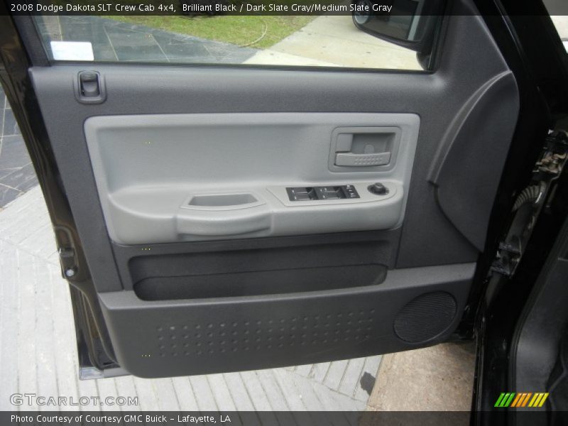 Brilliant Black / Dark Slate Gray/Medium Slate Gray 2008 Dodge Dakota SLT Crew Cab 4x4