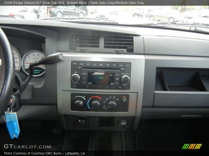 Brilliant Black / Dark Slate Gray/Medium Slate Gray 2008 Dodge Dakota SLT Crew Cab 4x4