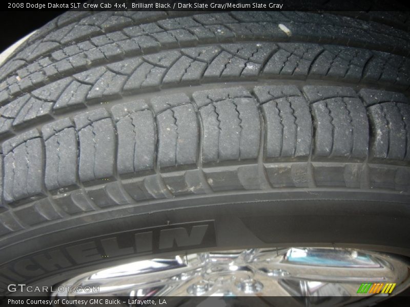 Brilliant Black / Dark Slate Gray/Medium Slate Gray 2008 Dodge Dakota SLT Crew Cab 4x4