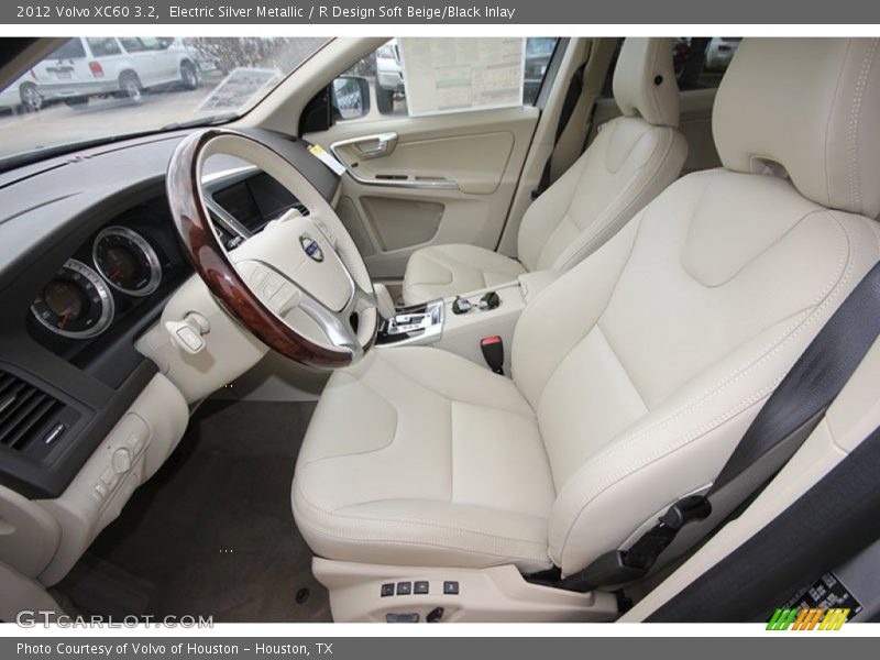 Electric Silver Metallic / R Design Soft Beige/Black Inlay 2012 Volvo XC60 3.2