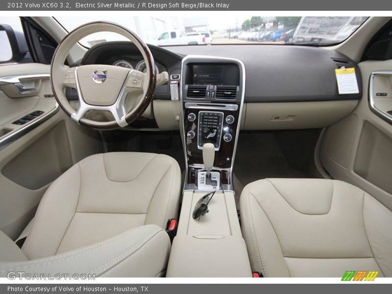 Electric Silver Metallic / R Design Soft Beige/Black Inlay 2012 Volvo XC60 3.2