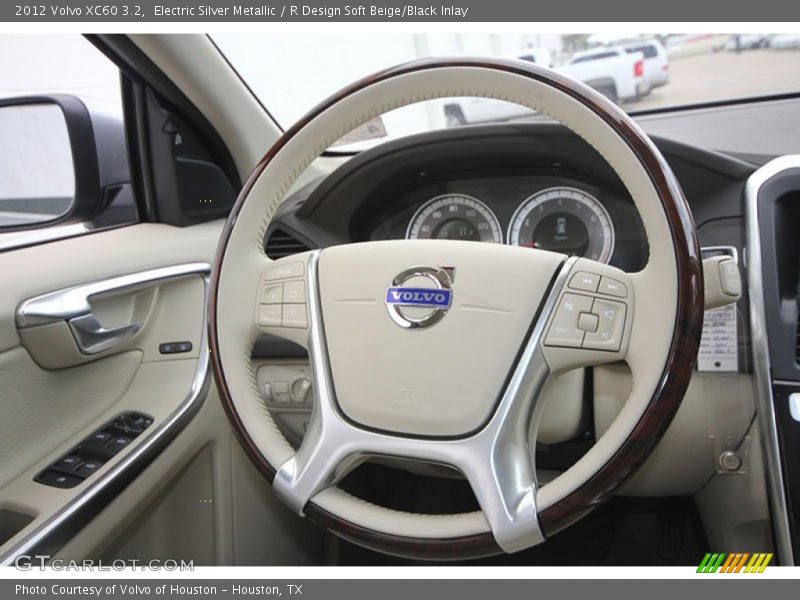 Electric Silver Metallic / R Design Soft Beige/Black Inlay 2012 Volvo XC60 3.2