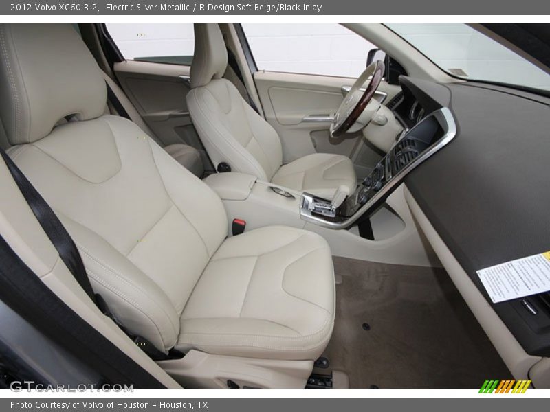 Electric Silver Metallic / R Design Soft Beige/Black Inlay 2012 Volvo XC60 3.2