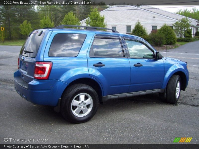 Blue Flame Metallic / Charcoal Black 2011 Ford Escape XLT