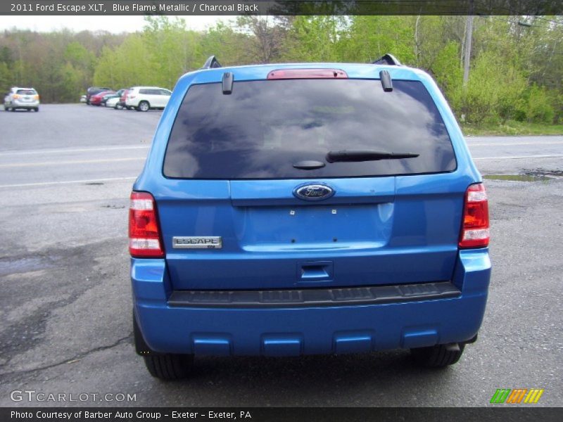 Blue Flame Metallic / Charcoal Black 2011 Ford Escape XLT