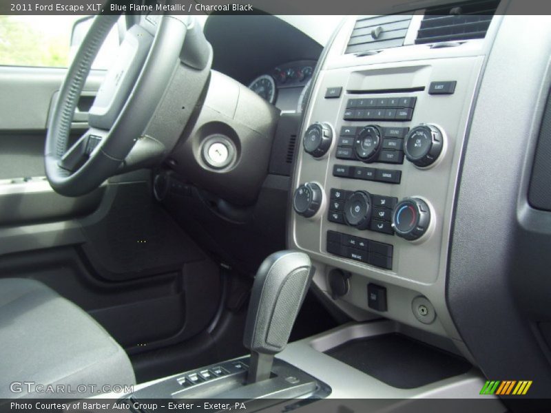 Blue Flame Metallic / Charcoal Black 2011 Ford Escape XLT
