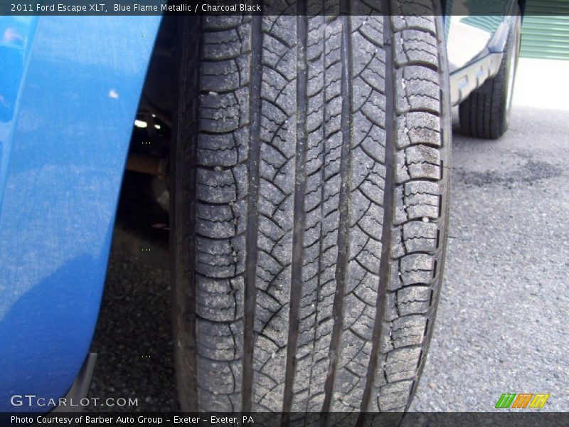 Blue Flame Metallic / Charcoal Black 2011 Ford Escape XLT