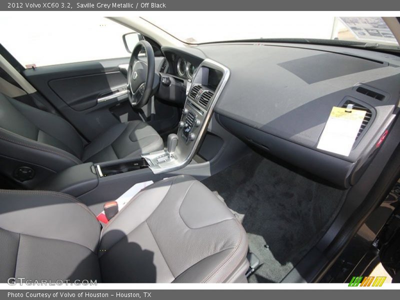 Saville Grey Metallic / Off Black 2012 Volvo XC60 3.2