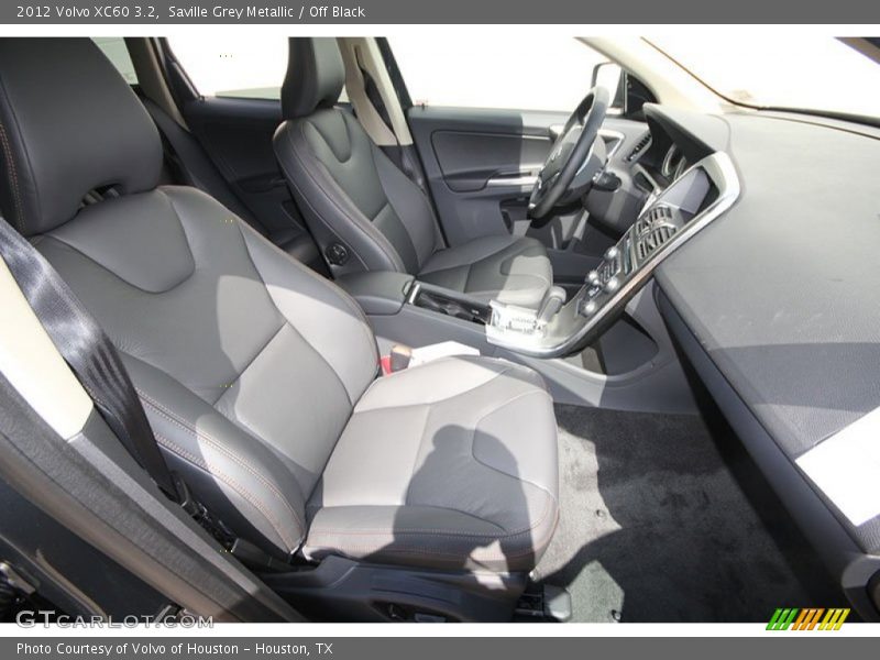 Saville Grey Metallic / Off Black 2012 Volvo XC60 3.2