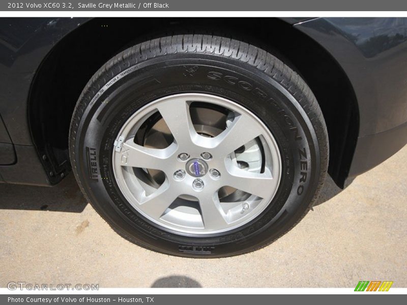 Saville Grey Metallic / Off Black 2012 Volvo XC60 3.2