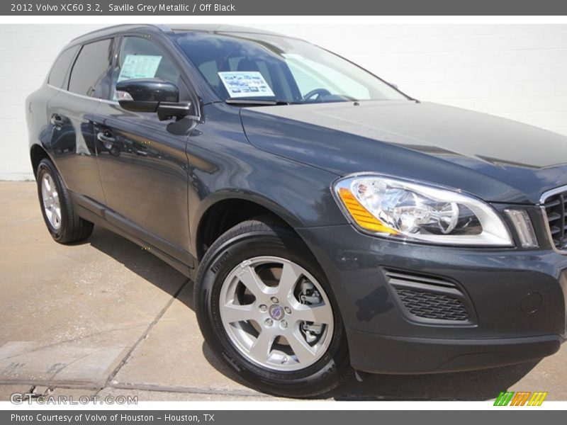 Saville Grey Metallic / Off Black 2012 Volvo XC60 3.2
