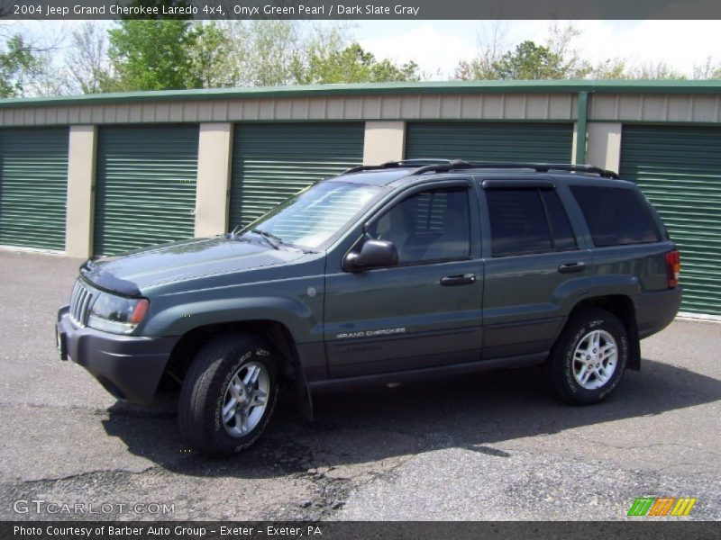 Onyx Green Pearl / Dark Slate Gray 2004 Jeep Grand Cherokee Laredo 4x4