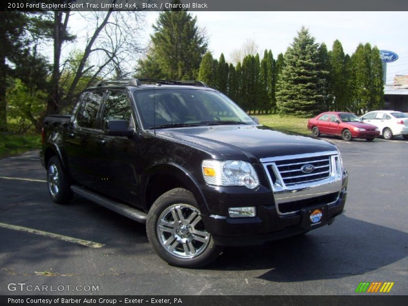 Black / Charcoal Black 2010 Ford Explorer Sport Trac Limited 4x4