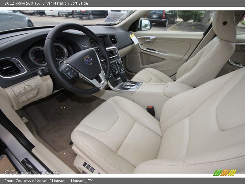 Silver Metallic / Soft Beige 2012 Volvo S60 T5