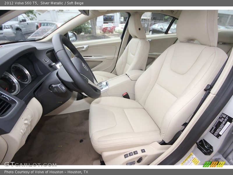 Silver Metallic / Soft Beige 2012 Volvo S60 T5