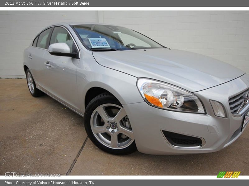 Silver Metallic / Soft Beige 2012 Volvo S60 T5