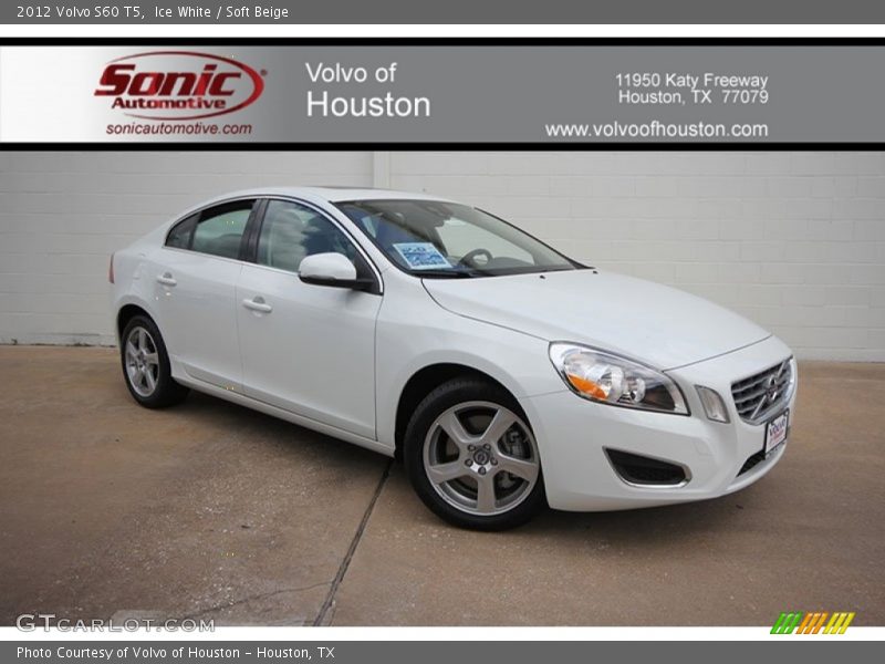 Ice White / Soft Beige 2012 Volvo S60 T5