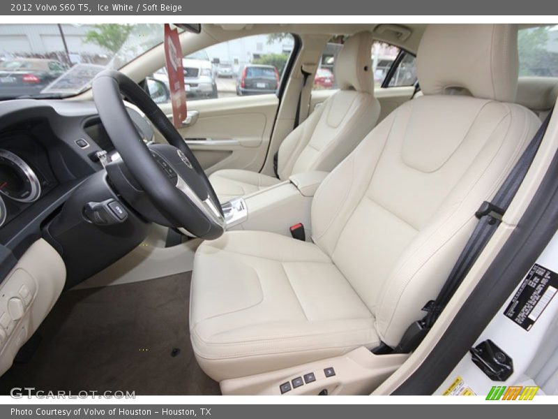 Ice White / Soft Beige 2012 Volvo S60 T5
