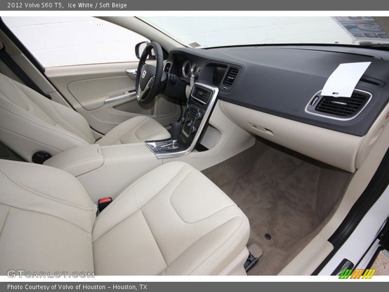 Ice White / Soft Beige 2012 Volvo S60 T5