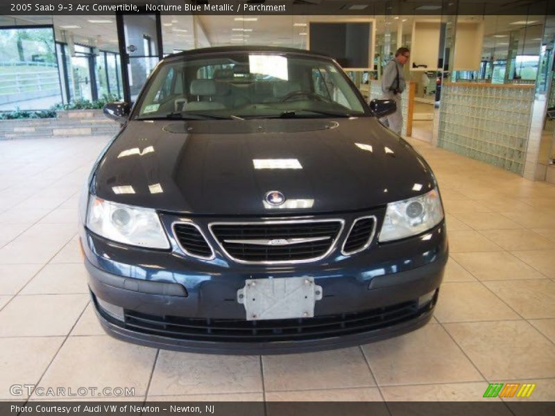 Nocturne Blue Metallic / Parchment 2005 Saab 9-3 Arc Convertible