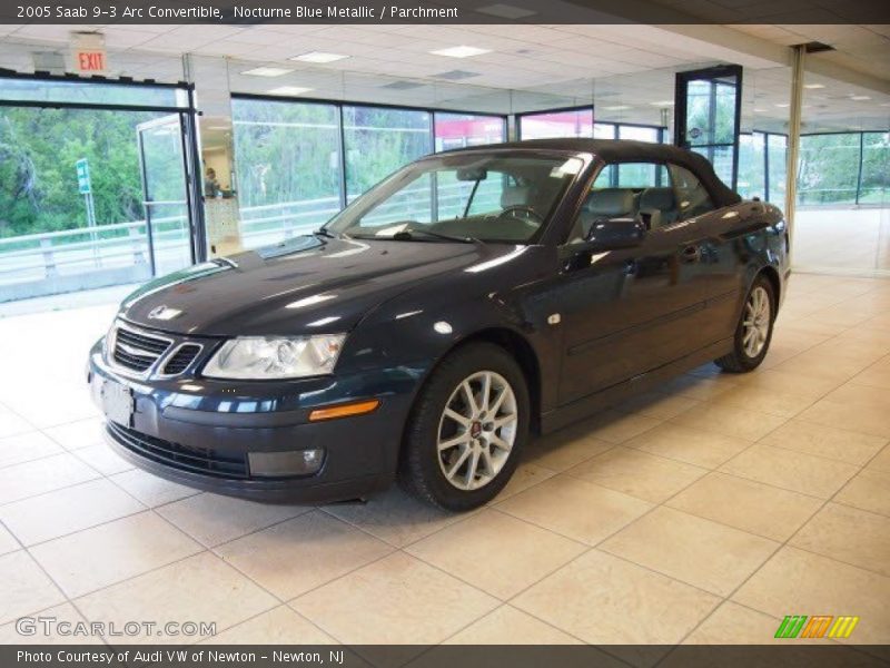 Nocturne Blue Metallic / Parchment 2005 Saab 9-3 Arc Convertible