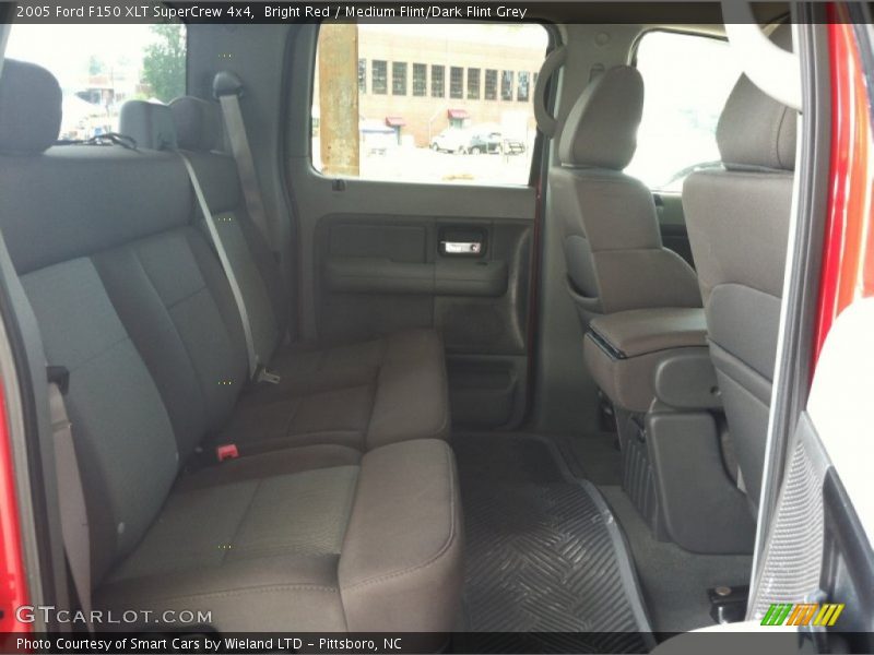 Bright Red / Medium Flint/Dark Flint Grey 2005 Ford F150 XLT SuperCrew 4x4