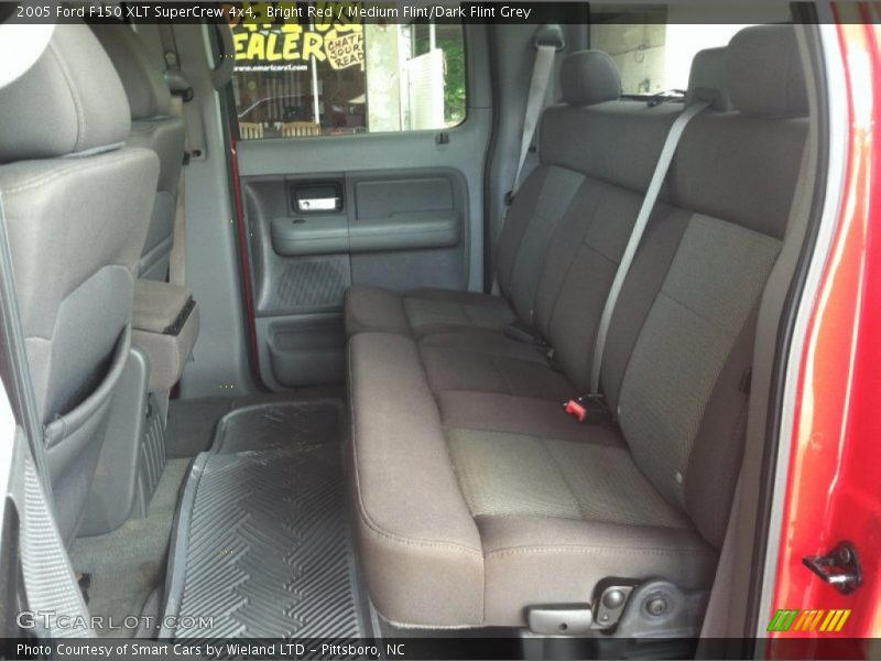 Bright Red / Medium Flint/Dark Flint Grey 2005 Ford F150 XLT SuperCrew 4x4