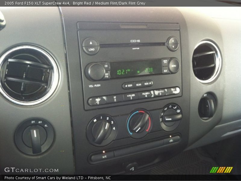 Bright Red / Medium Flint/Dark Flint Grey 2005 Ford F150 XLT SuperCrew 4x4