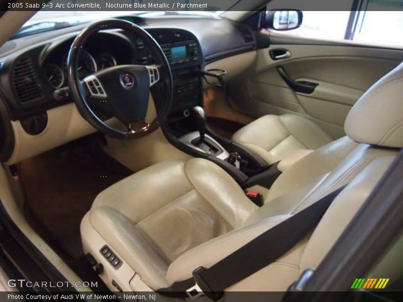 Nocturne Blue Metallic / Parchment 2005 Saab 9-3 Arc Convertible