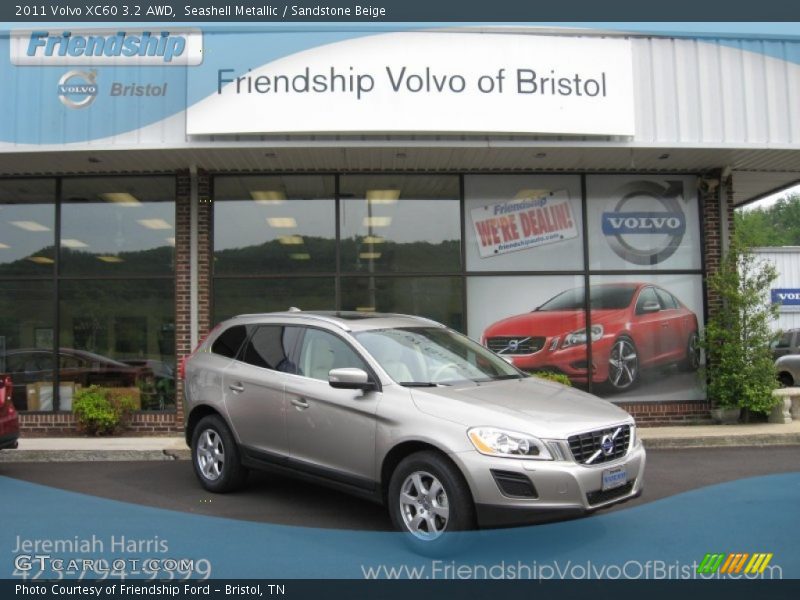 Seashell Metallic / Sandstone Beige 2011 Volvo XC60 3.2 AWD
