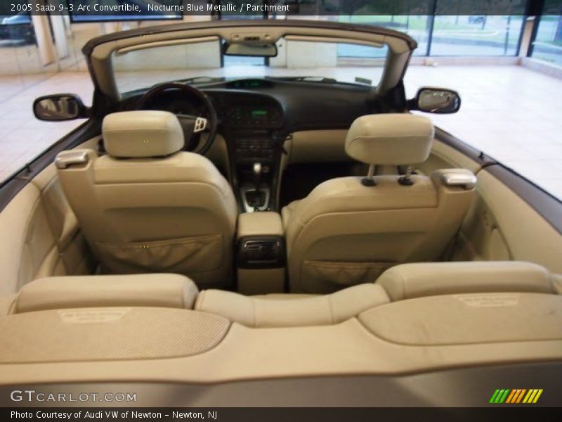 Nocturne Blue Metallic / Parchment 2005 Saab 9-3 Arc Convertible