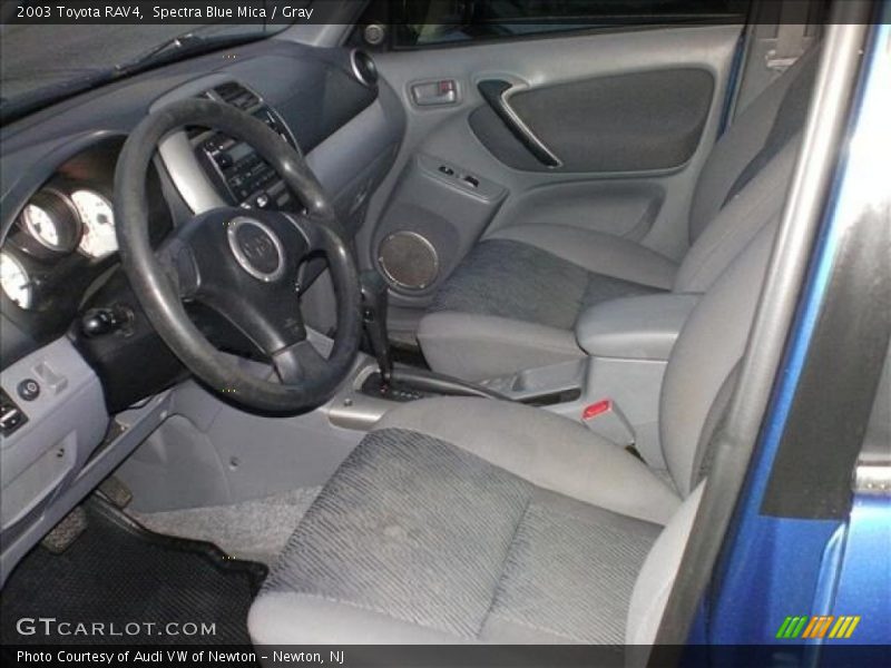 Spectra Blue Mica / Gray 2003 Toyota RAV4