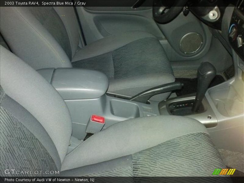 Spectra Blue Mica / Gray 2003 Toyota RAV4