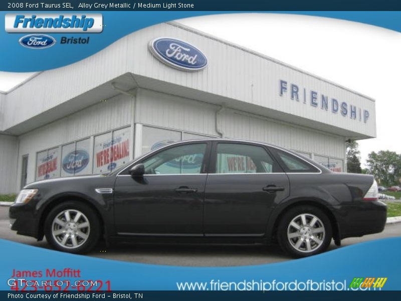 Alloy Grey Metallic / Medium Light Stone 2008 Ford Taurus SEL